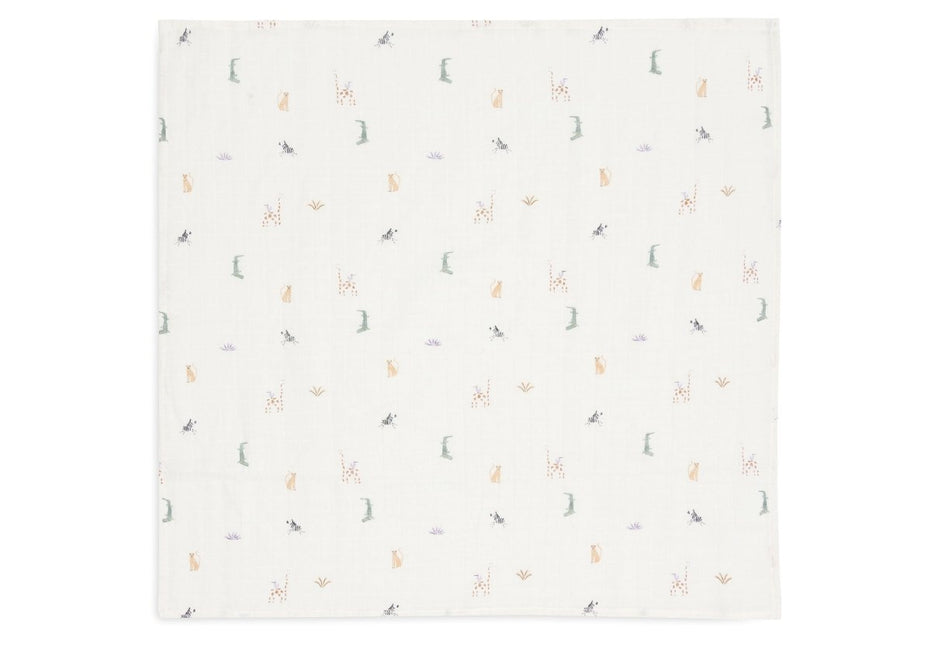 Jollein Hydrofiele Doek Jungle Jambo 70 X 70 Cm 3St - Jollein - Babywinkel - 8717329388017