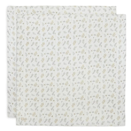 Jollein Hydrofiele Doek Large Wild Flowers 115x115cm 2st - Jollein - Babywinkel - 8717329365896