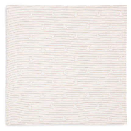 Jollein Hydrofiele Doek Miffy Stripe Biscuit 70cm 3St - Jollein - Babywinkel - 8717329381063