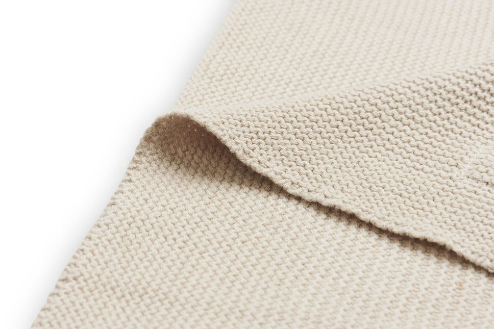 Jollein Ledikantdeken Basic Knit Nougat 100x150cm - Jollein - Babywinkel - 8717329359598