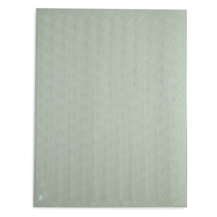 Jollein Ledikantdeken Shell Knit Sea Foam 100x150cm - Jollein - Babywinkel - 8717329373655