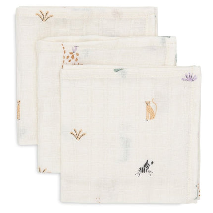 Jollein Monddoekje Jungle Jambo 31 X 31 Cm 3St - Jollein - Babywinkel - 8717329388178