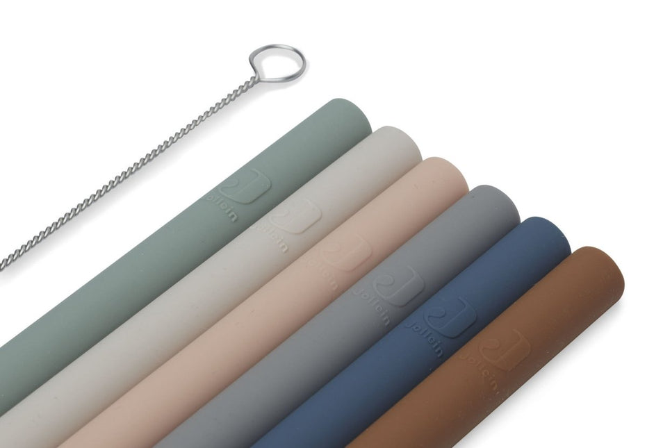 Jollein Rietjes Silicone MultiMix6 - delig - Jollein - Babywinkel - 8717329365841
