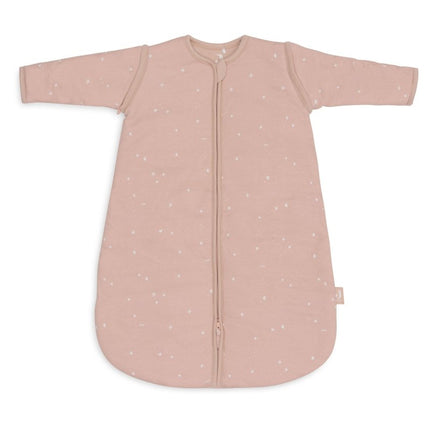 Jollein Slaapzak Baby Met Afritsbare Mouw Rond Twinkling Wild Rose 60Cm - Jollein - Babywinkel - 8717329384415