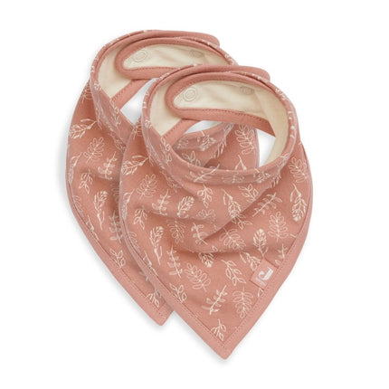 Jollein Slabbetje Bandana Meadow Rosewood 2st - Jollein - Babywinkel - 8717329363847