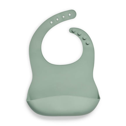 Jollein Slabbetje Siliconen Ash Green - Jollein - Babywinkel - 8717329359000
