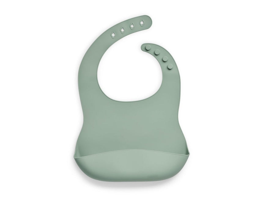 Jollein Slabbetje Siliconen Ash Green - Jollein - Babywinkel - 8717329359000