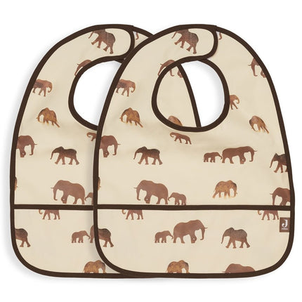 Jollein Slabbetje Waterdicht Savannah 2st - Jollein - Babywinkel - 8717329363502