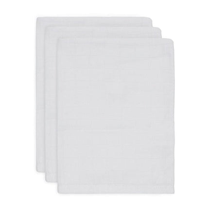 Jollein Washandje Hydrofiel Wit 3st - Jollein - Babywinkel - 8717329305229