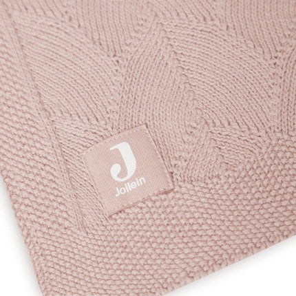 Jollein Wiegdeken Shell Knit Wild Rose 75x100cm - Jollein - Babywinkel - 8717329373686