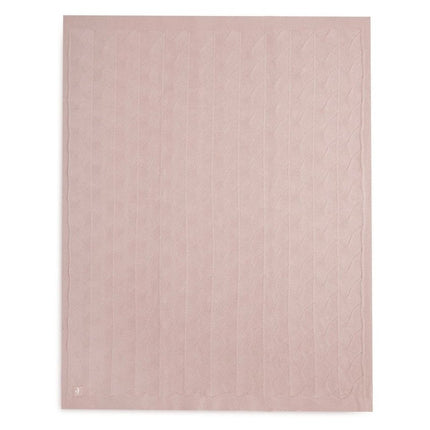 Jollein Wiegdeken Shell Knit Wild Rose 75x100cm - Jollein - Babywinkel - 8717329373686