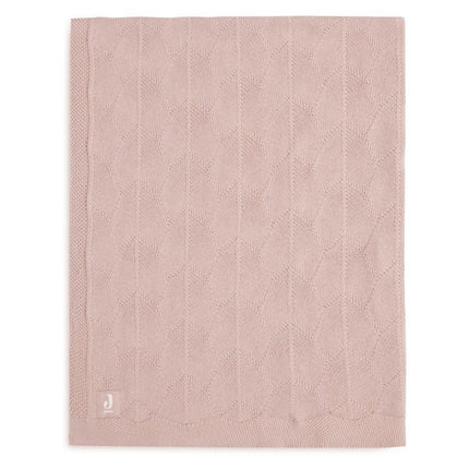 Jollein Wiegdeken Shell Knit Wild Rose 75x100cm - Jollein - Babywinkel - 8717329373686