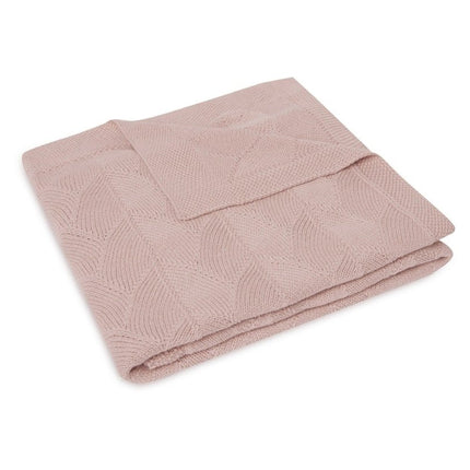Jollein Wiegdeken Shell Knit Wild Rose 75x100cm - Jollein - Babywinkel - 8717329373686