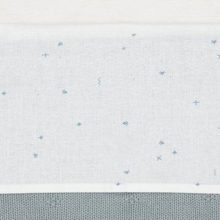 Jollein Wieglaken Twinkling Sea Green 75X100Cm - Jollein - Babywinkel - 8717329387119