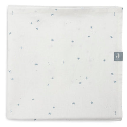 Jollein Wieglaken Twinkling Sea Green 75X100Cm - Jollein - Babywinkel - 8717329387119
