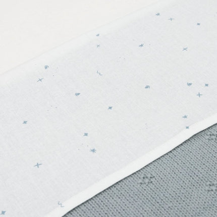 Jollein Wieglaken Twinkling Sea Green 75X100Cm - Jollein - Babywinkel - 8717329387119
