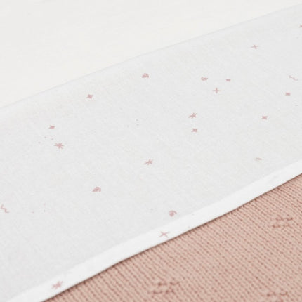 Jollein Wieglaken Twinkling Wild Rose 75X100Cm - Jollein - Babywinkel - 8717329387102