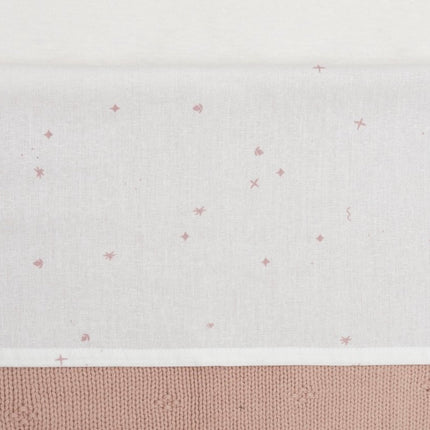 Jollein Wieglaken Twinkling Wild Rose 75X100Cm - Jollein - Babywinkel - 8717329387102