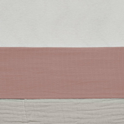 Jollein Wieglaken Wrinkled Cotton Rosewood 75x100cm - Jollein - Babywinkel - 8717329364325