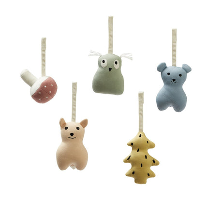 Kid's Concept Babygym Speeltjes Woodland 5pcs - Kid's Concept - Babywinkel - 7340028730330