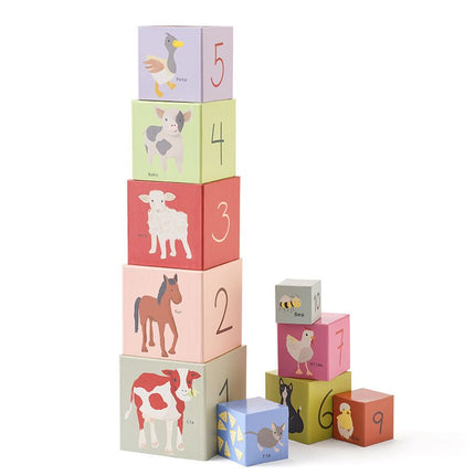 Kid's Concept Blokkenset 1 - 10 Aiden - Kid's Concept - Babywinkel - 7340028735304