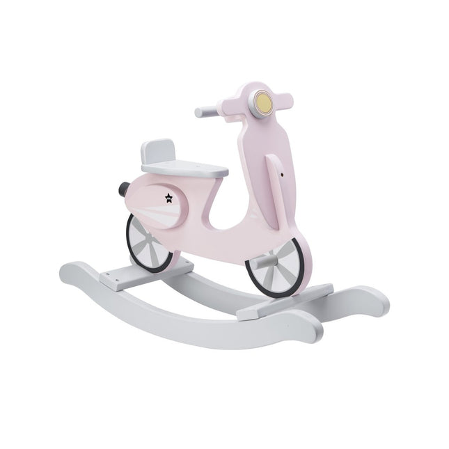 Kid's Concept Hobbelfiguur Scooter Roze/Wit - Kid's Concept - Babywinkel - 7340028726579