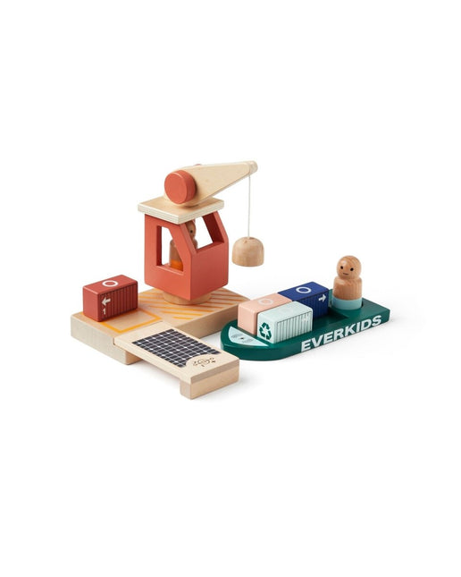 Kid's Concept Houten Speelgoed Container Haven koop je bij Babywinkel