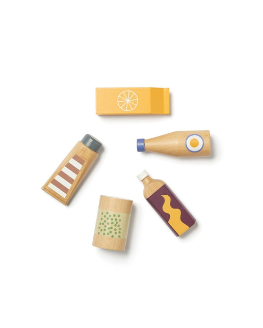 Kid's Concept Houten Speelgoed Flessen En Blikken - Kid's Concept - Babywinkel - 7340028732631