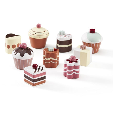 Kid's Concept Houten Speelgoed Taarten 9st - Kid's Concept - Babywinkel - 7340028727699