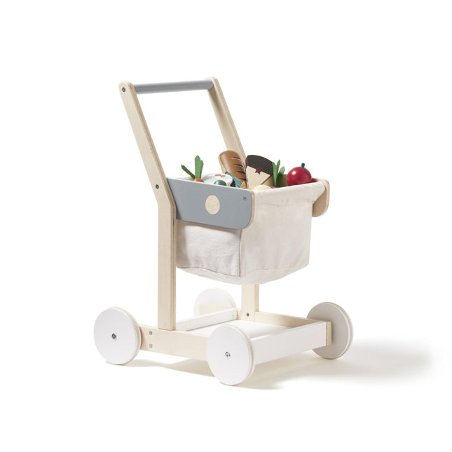 Kid's Concept Houten Speelgoed Winkelwagen - Kid's Concept - Babywinkel - 7340028727781