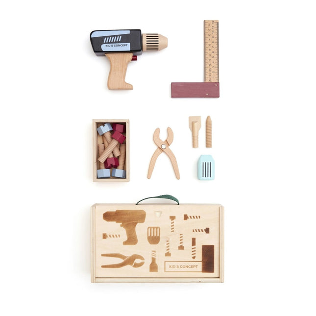Kid's Concept Kindergereedschap Gereedschapskoffer - Kid's Concept - Babywinkel - 7340028731528
