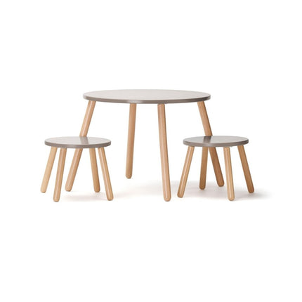 Kid's Concept Tafel Set met Krukken Lichtbruin - Kid's Concept - Babywinkel - 7340028734949