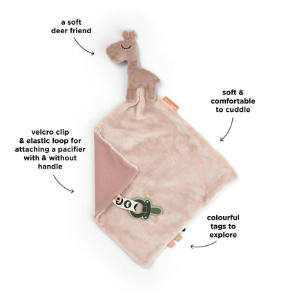 Knuffeldoekje Raffi Powder koop je bij Babywinkel