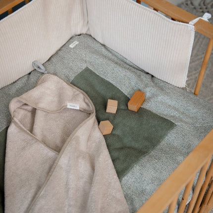 Koeka Boxkleed Vigo Shadow Green/Sparkle Grey 80x100cm - Koeka - Babywinkel - 8718276188873
