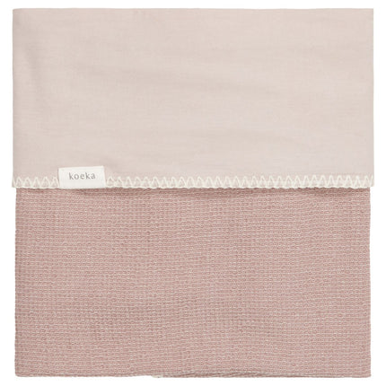 Koeka Ledikantdeken Flanel Cairo Plum - Koeka - Babywinkel - 8718276192528