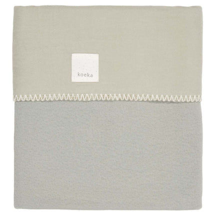 Koeka Ledikantdeken Flanel Runa Leaf - Koeka - Babywinkel - 8718276178850