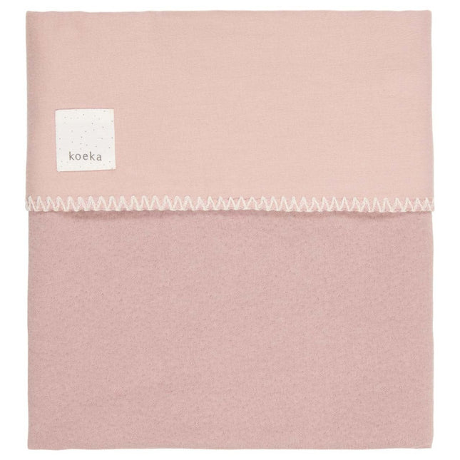 Koeka Ledikantdeken Flanel Runa Old Pink - Koeka - Babywinkel - 8718276178836