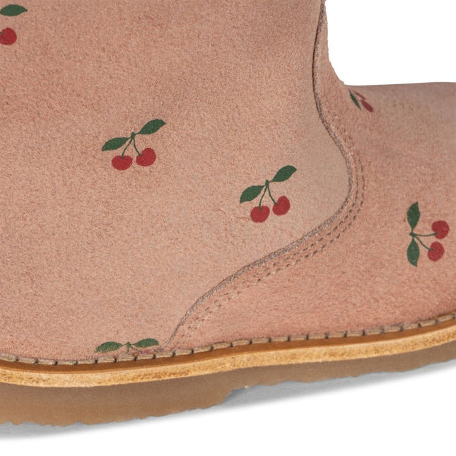 Konges Slojd Baby Schoentjes Boots Cherry - Konges Slojd - Babywinkel - 5715404261012