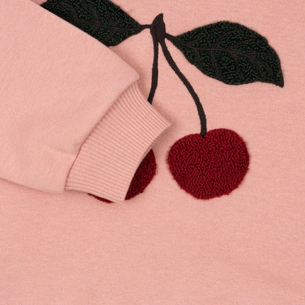 Konges Slojd Baby Sweater Lou Terry Sweat OCS Mellow Rose koop je bij Babywinkel