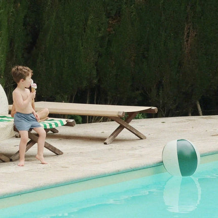 Konges Slojd Strandbal Green Stripe 40cm