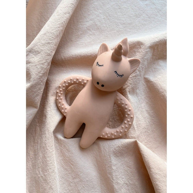 Konges Slojd Bijtring Unicorn Rose 13x10cm - Konges Slojd - Babywinkel - 5712982337856
