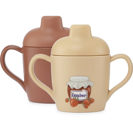 Konges Slojd Drinkbeker Fraise 2st - Konges Slojd - Babywinkel - 5712982923943