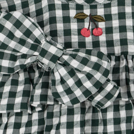 Konges Slojd Poppenkleertjes Green Check koop je bij Babywinkel