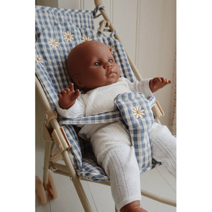 Konges Slojd Poppenwagen Blue Check - Konges Slojd - Babywinkel - 5715404254502
