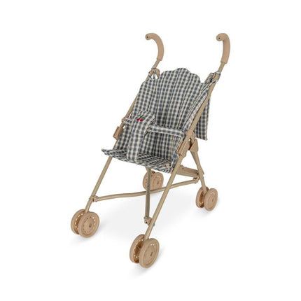 Konges Slojd Poppenwagen Cheeky Blue Check - Konges Slojd - Babywinkel - 5715681046920