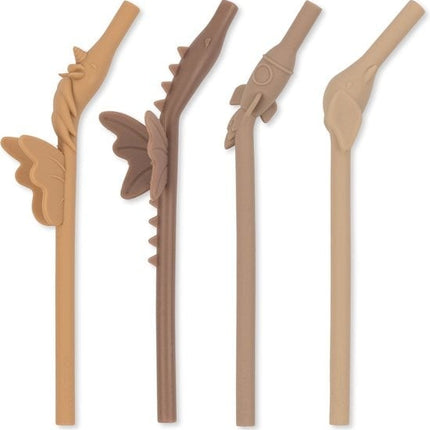 Konges Slojd Rietjes 4 Pack Silicone Mix Shaped Hortensia Mix - Konges Slojd - Babywinkel - 5715404133012