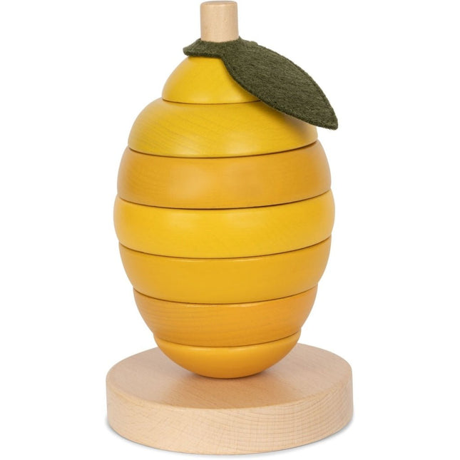 Konges Slojd Stapeltoren Fruits Fsc Lemon - Konges Slojd - Babywinkel - 5715404130974