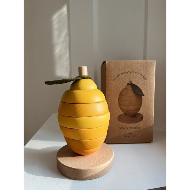 Konges Slojd Stapeltoren Fruits Fsc Lemon - Konges Slojd - Babywinkel - 5715404130974