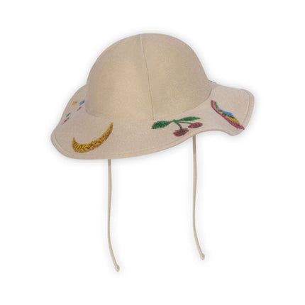 Konges Slojd Zonnehoedje Baby Beatrice Off White - Konges Slojd - Babywinkel - 5715681032305