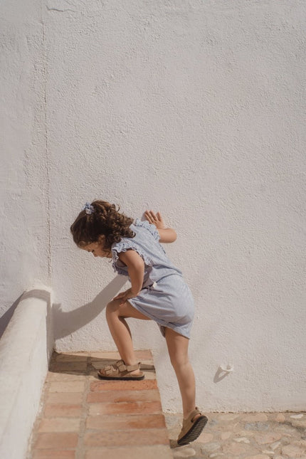 Kort tuinpak Denim Blue Stripe koop je bij Babywinkel